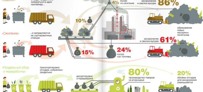 Как перерабатывают мусор в россии и в мире